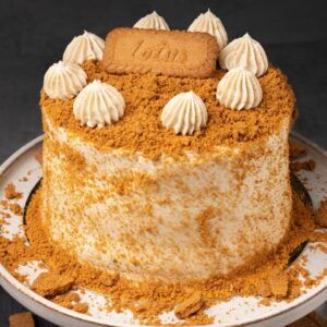 Buttery Biscoff Layered Cake